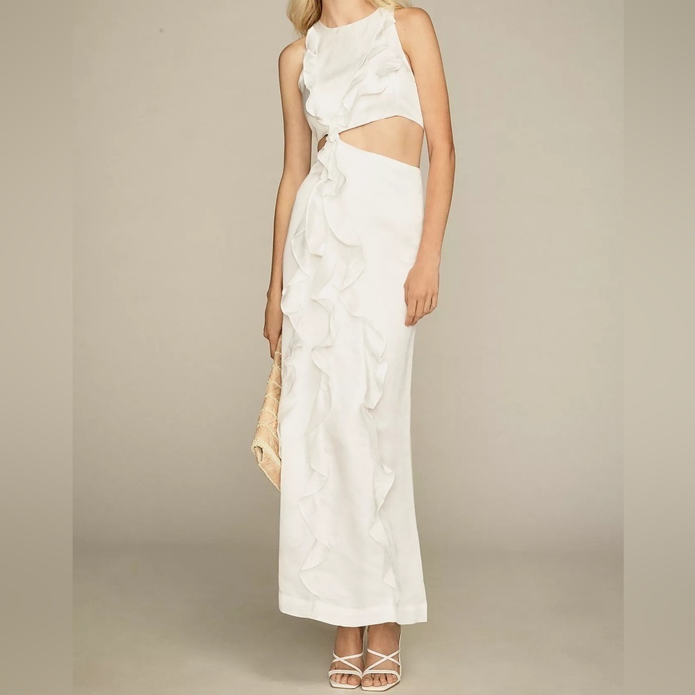 NWT Significant Other Rey Cutout Ruffle Dress - Picture 1 of 4